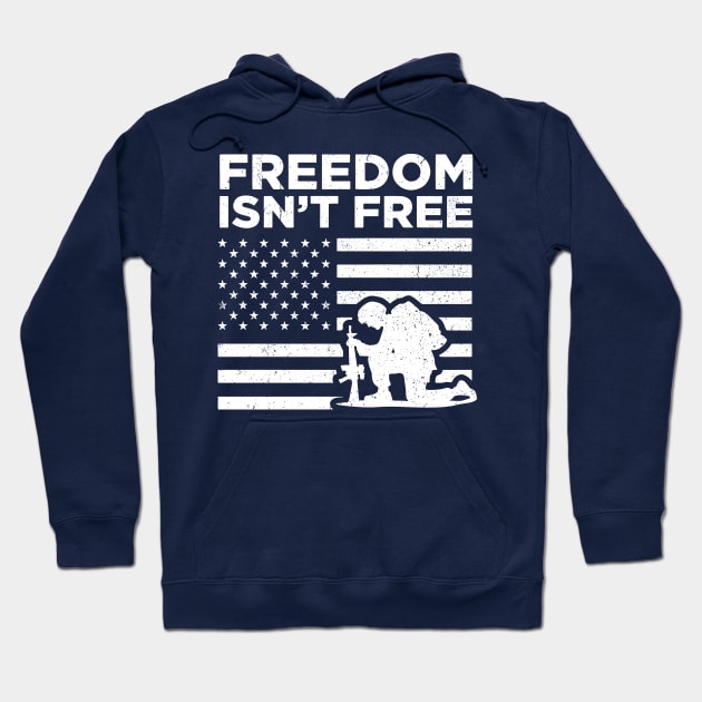 Freedom Isnt free 4th of July Flag Memorial Day Hoodie by LEGO